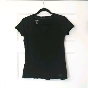 Calvin Klein Performance Black Tee Quick Dry